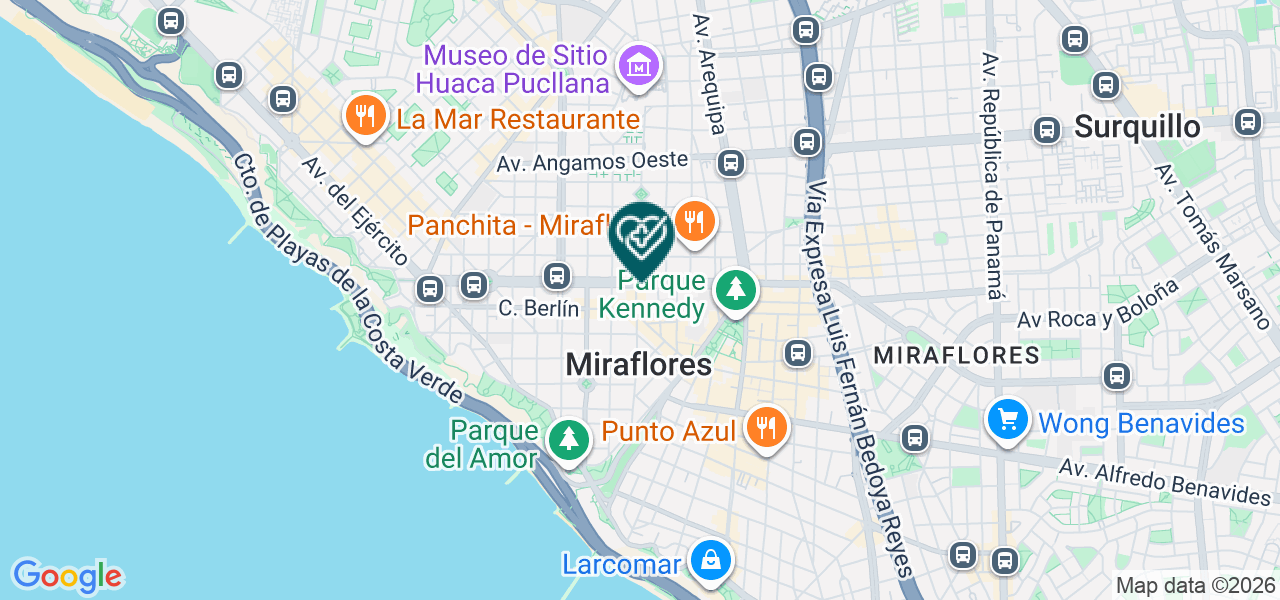 Mapa de Centro Odontologico el Pinar S.A.C.