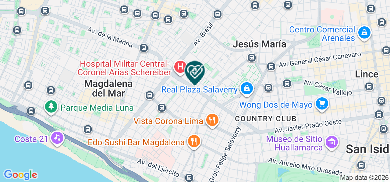 Mapa de Servibendesa S.A.C