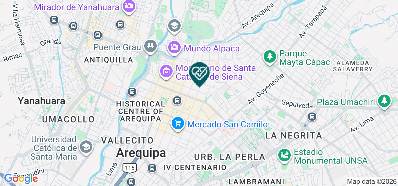 Mapa de Consultorio Odontologico