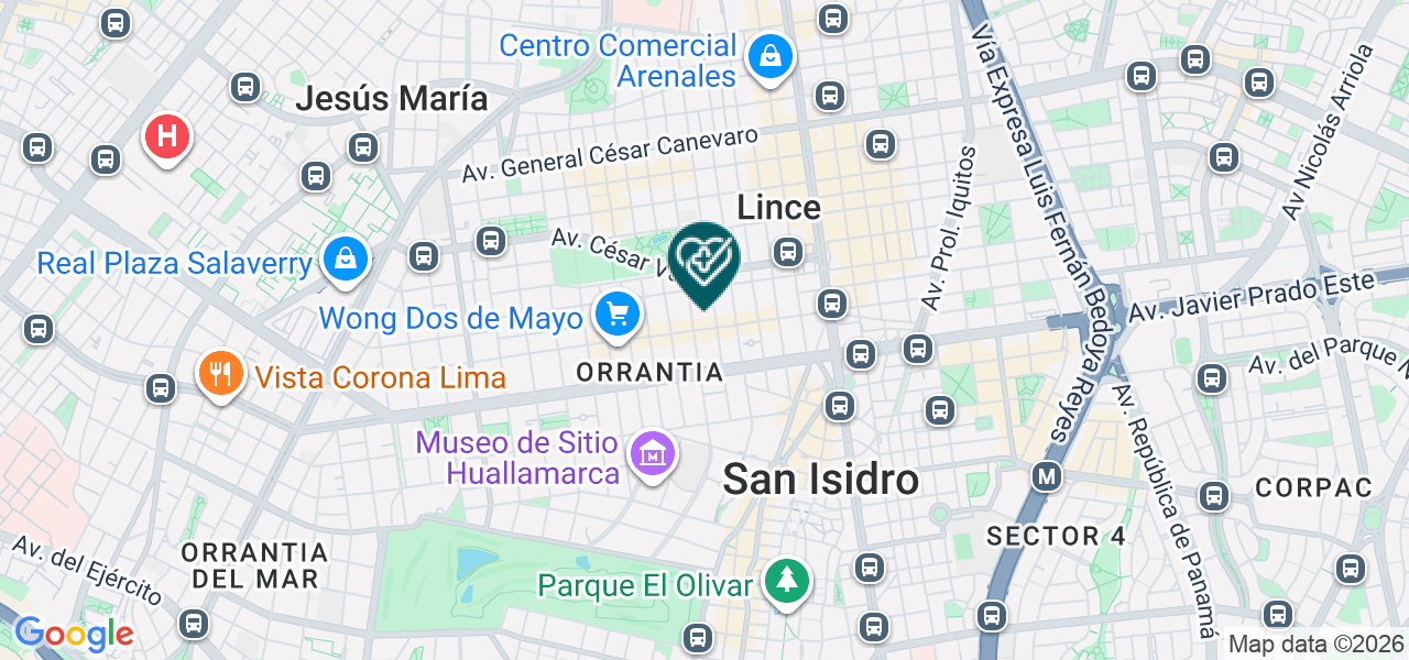 Mapa de Dpi del Peru S.A.