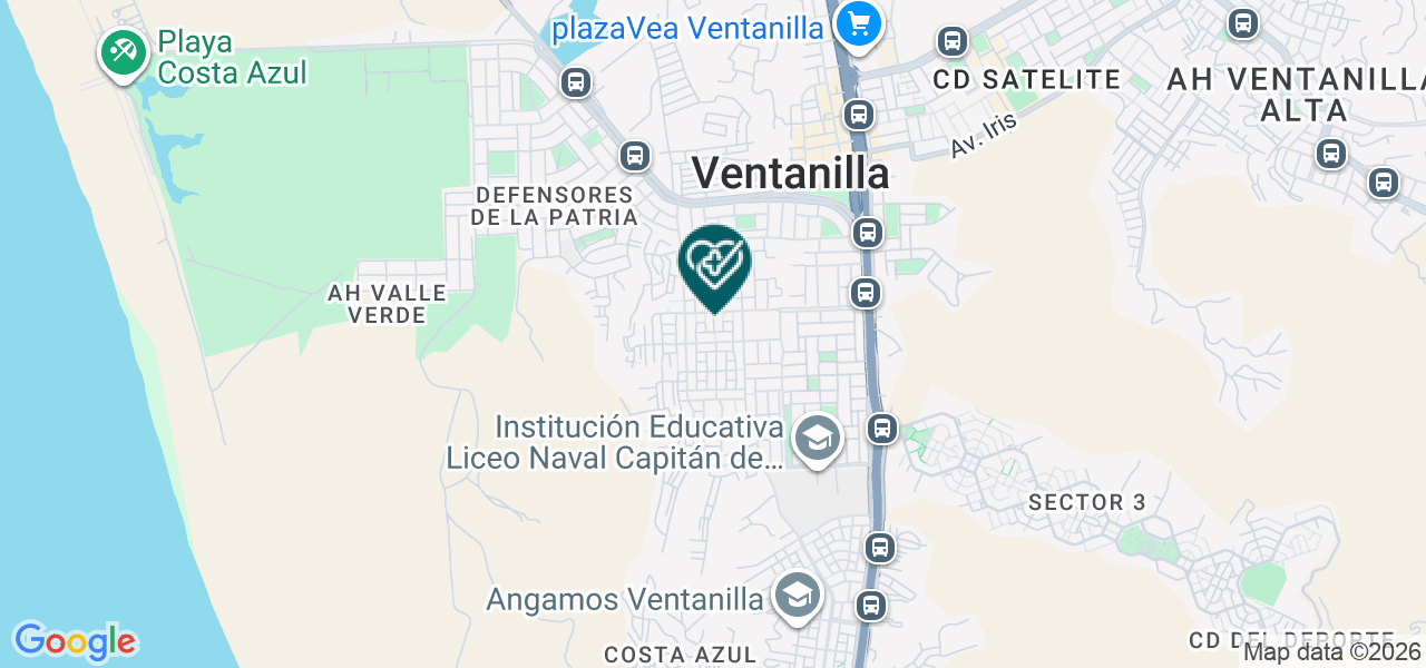 Mapa de Asociacion Familia Trinitaria Peru
