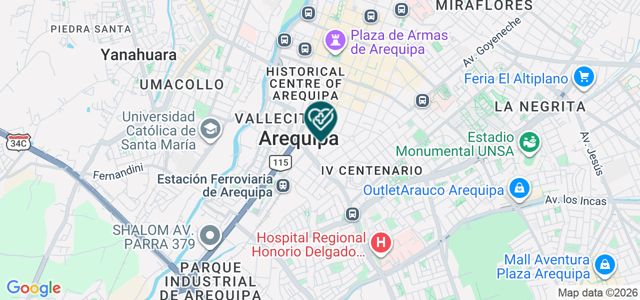 Mapa de Centro Odontologico Cristo Redentor