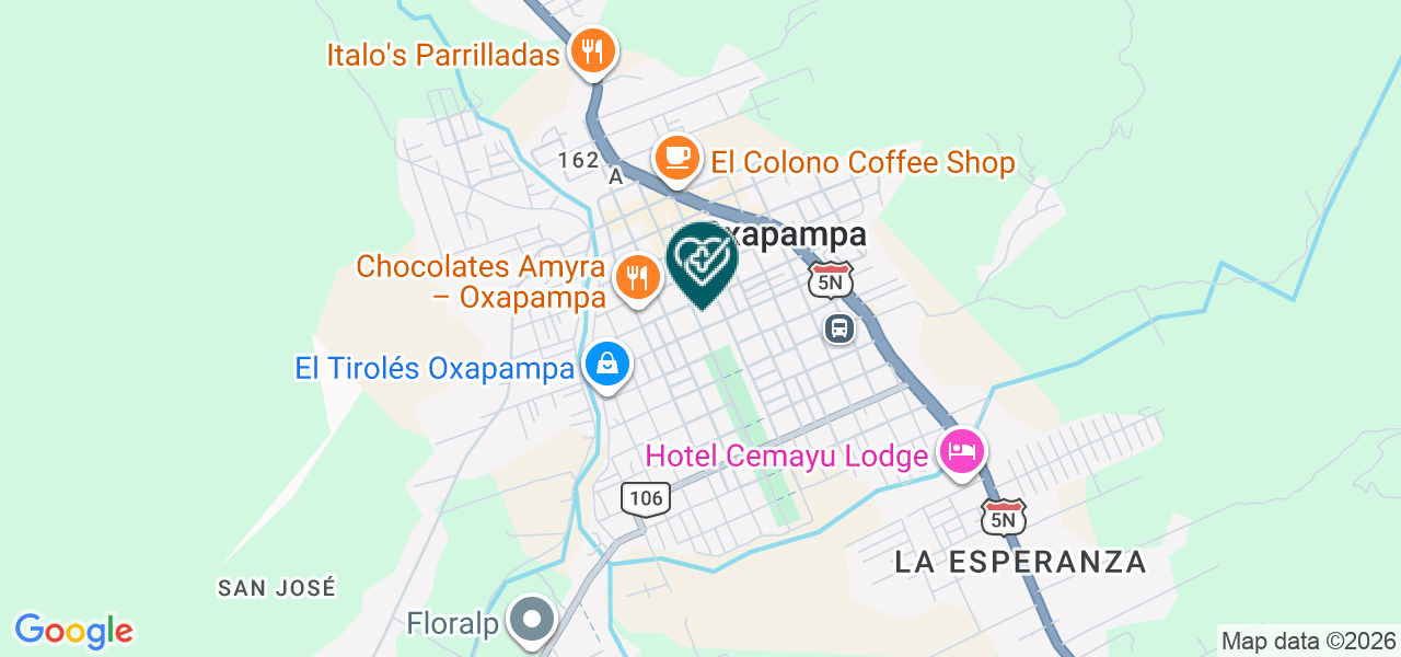 Mapa de Centro Medico Fassa