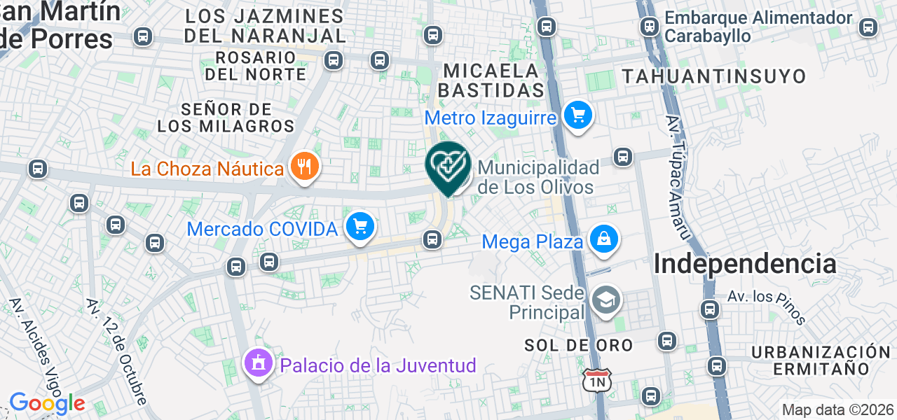 Mapa de Dental & Medical Innovations S.A.C.