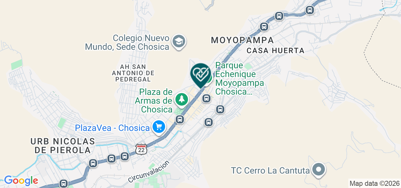 Mapa de Consultorio Medico Sotomayor