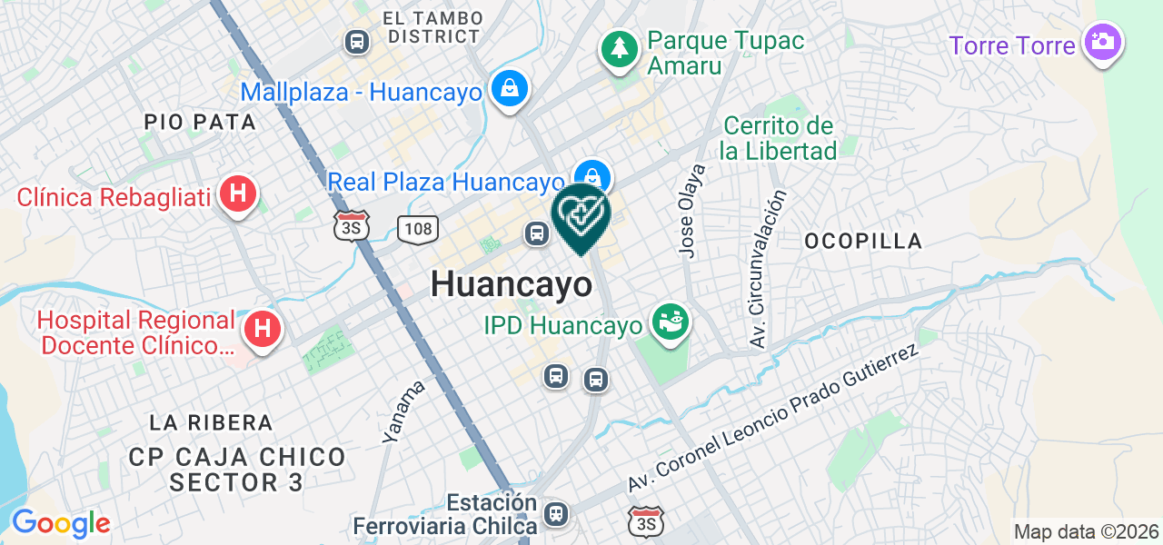 Mapa de Consultorio Dental Rojas
