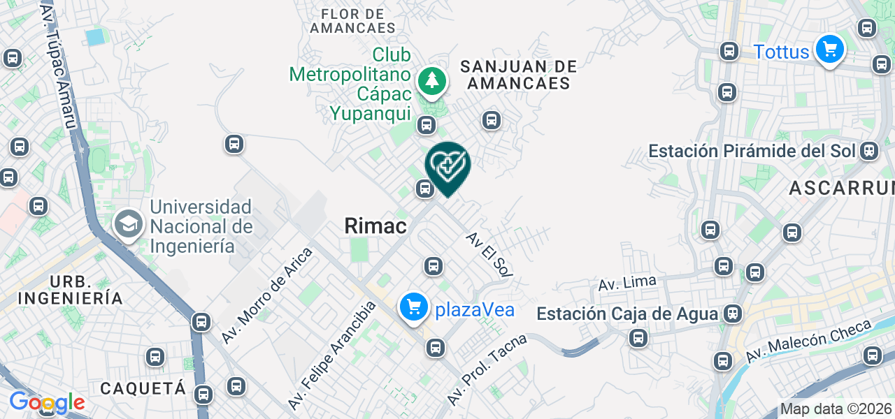 Mapa de Consultorio Dental Odentix