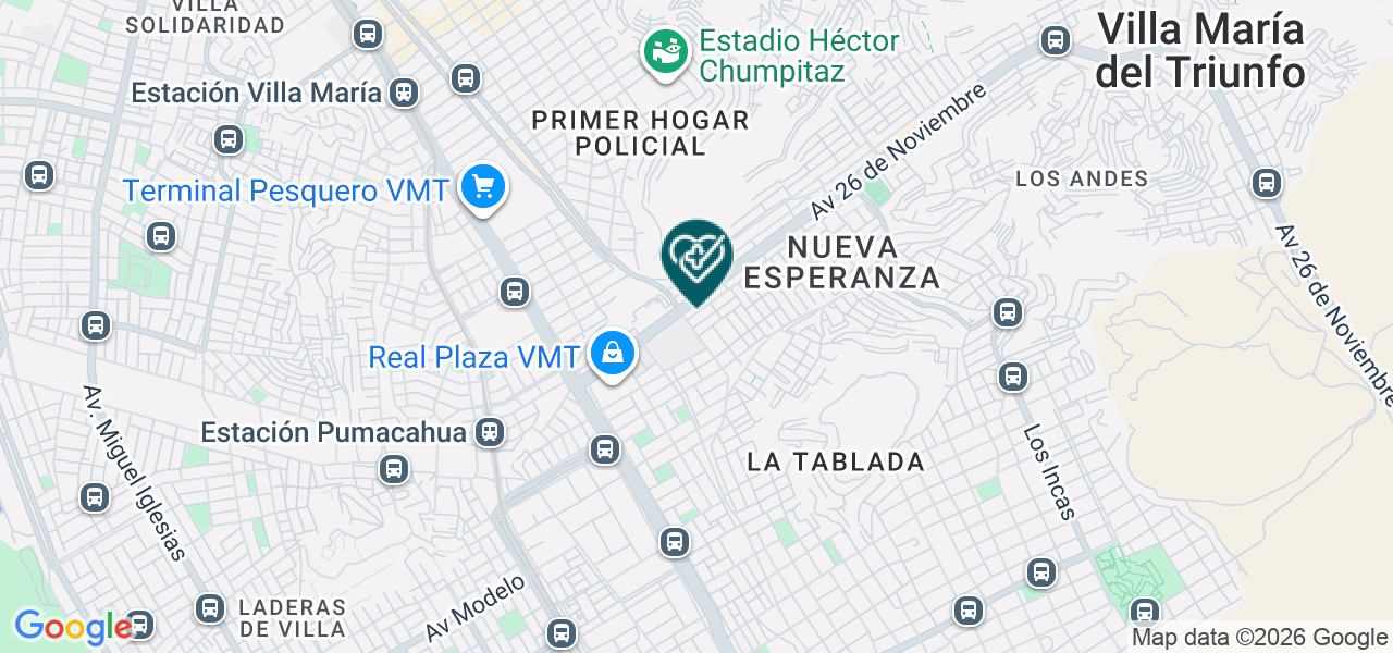Mapa de Consultorio Dental Lilident