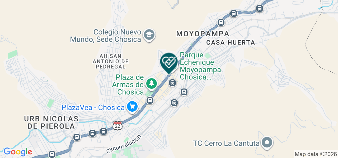 Mapa de Consultorio Medico