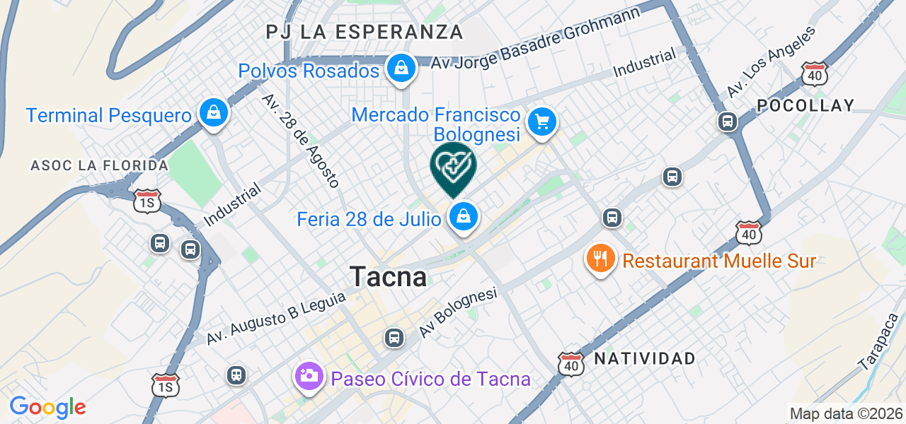 Mapa de San Rafael