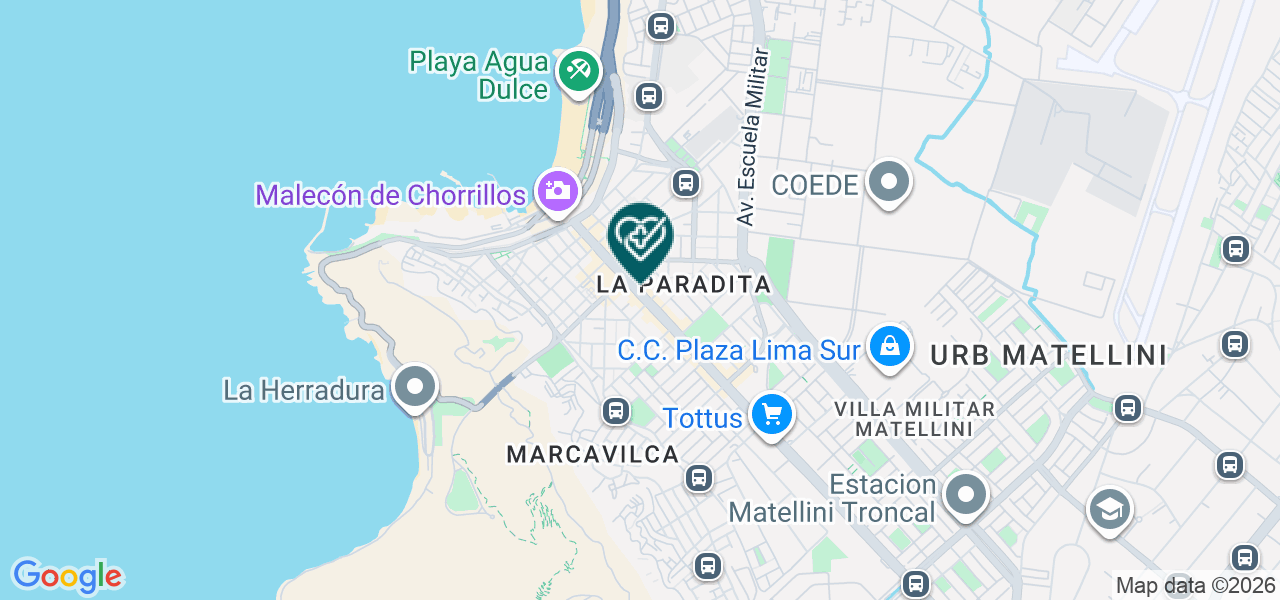 Mapa de Dental Rosas
