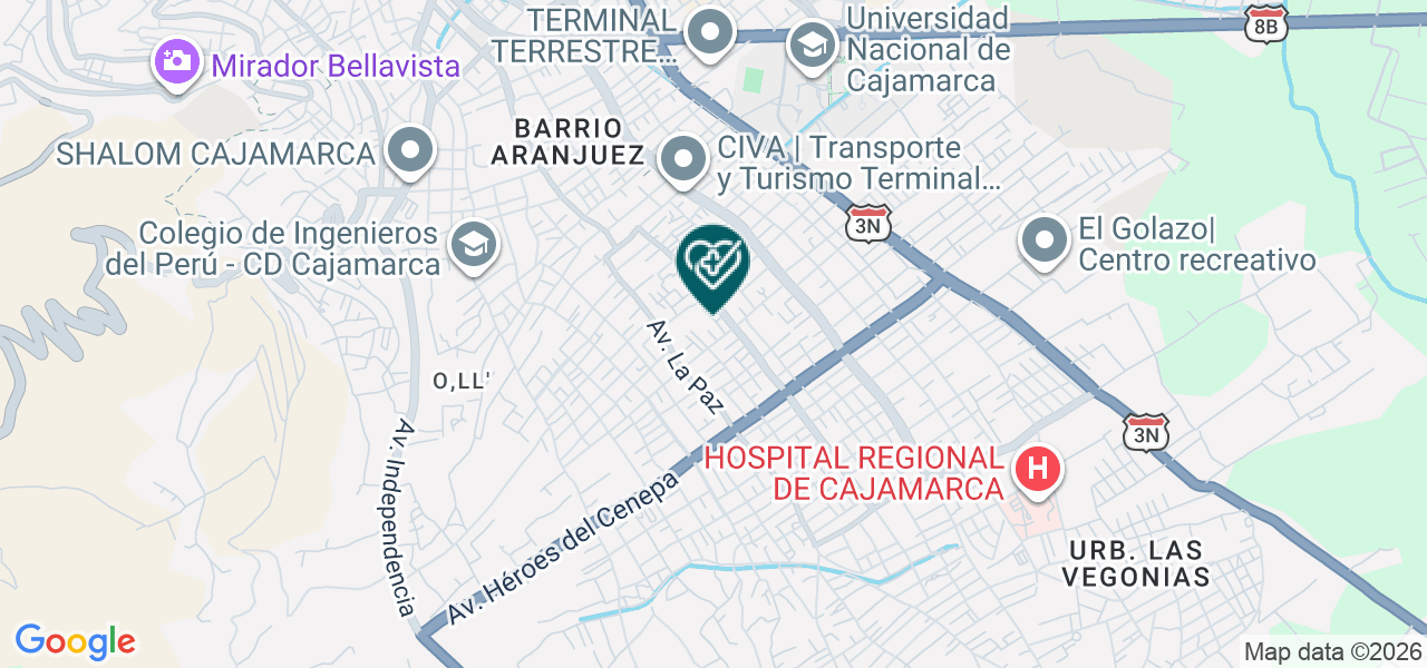 Mapa de De Souza Dental Center