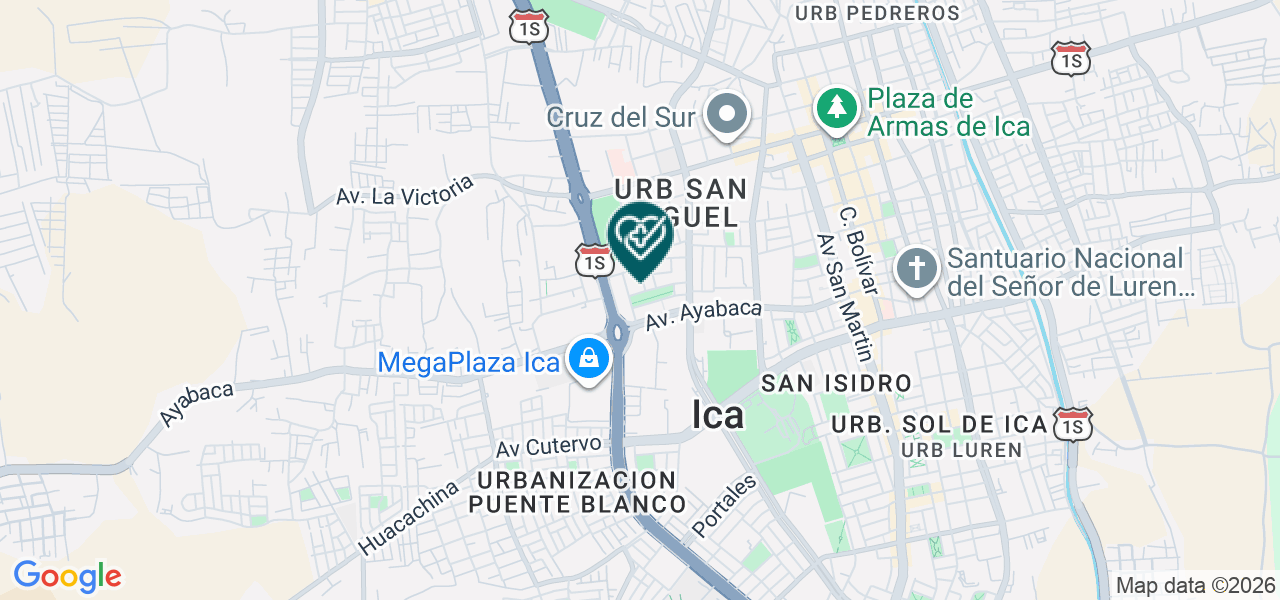 Mapa de Centro Medico Dr. Quito