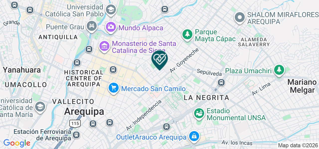 Mapa de Consultorio Medico Ginecologico