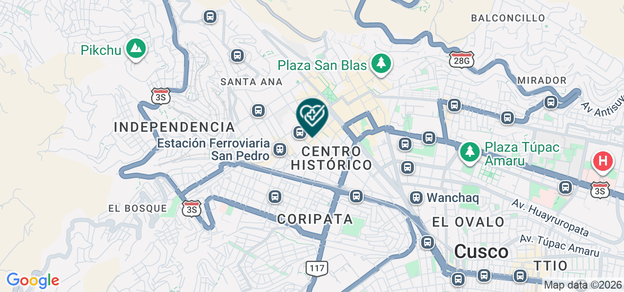 Mapa de Dental Villafuerte