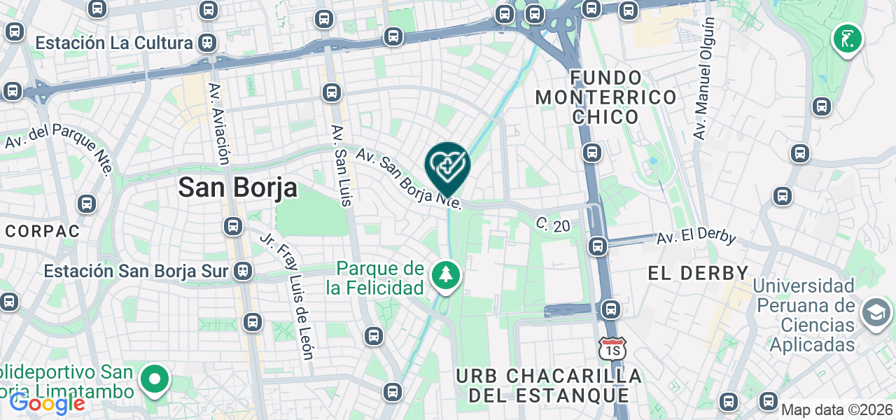 Mapa de Clinica Astocondor