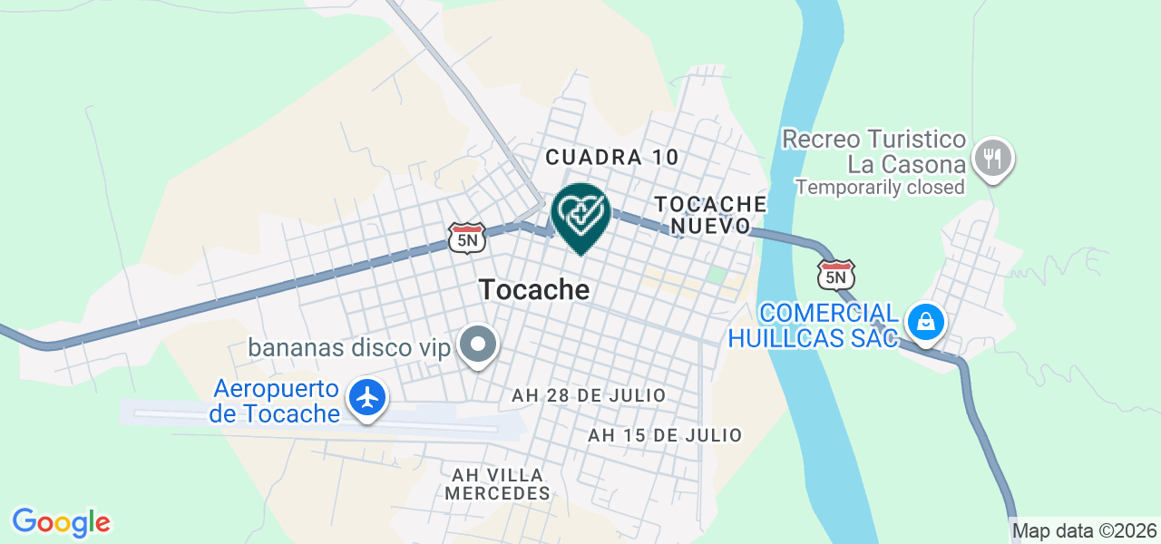 Mapa de Consultorio Médico Virgen del Carmen