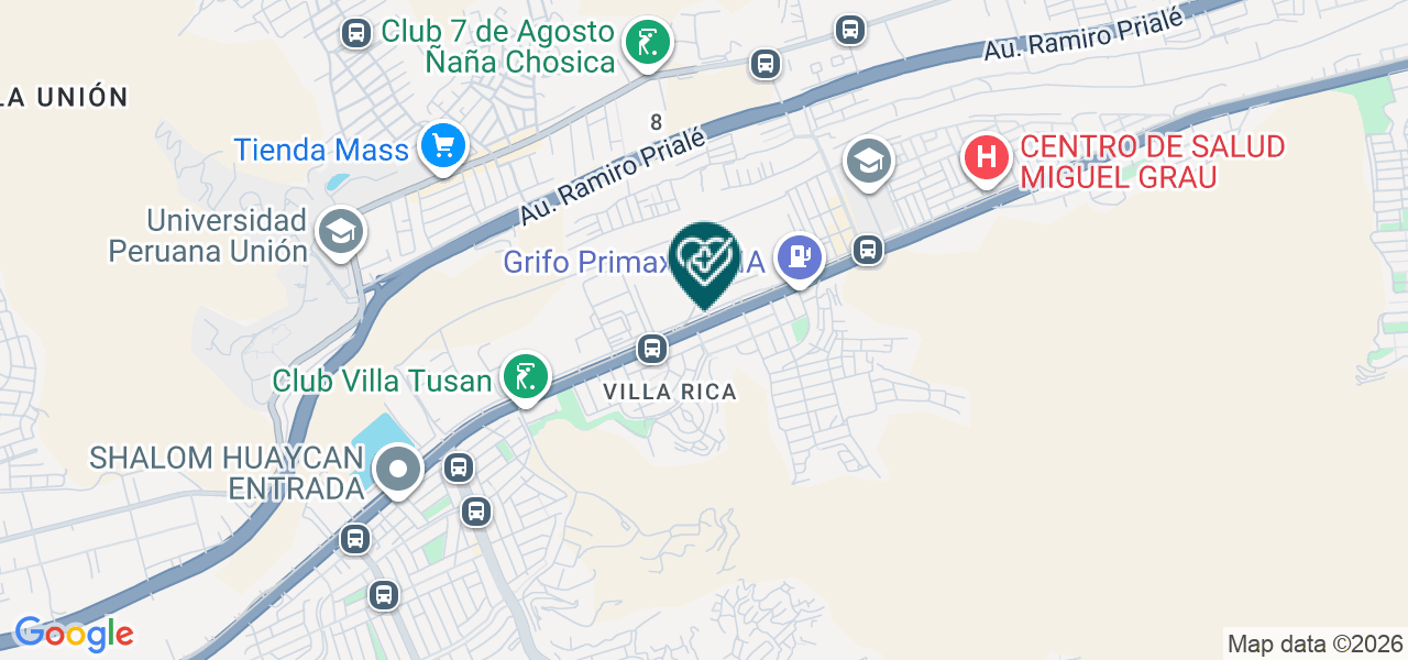 Mapa de Consultorio Acevedo Dent
