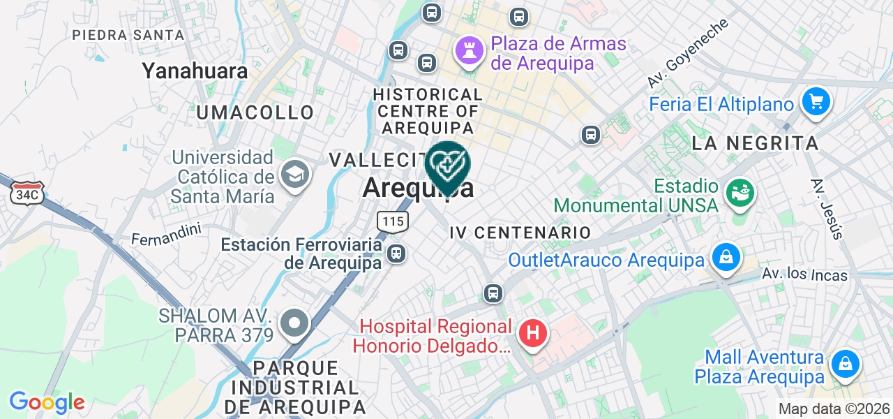 Mapa de D y S Diaz y Asociados Dent E.I.R.L