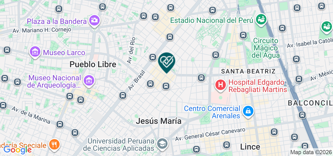 Mapa de Gamero Quiroz Jose Alberto