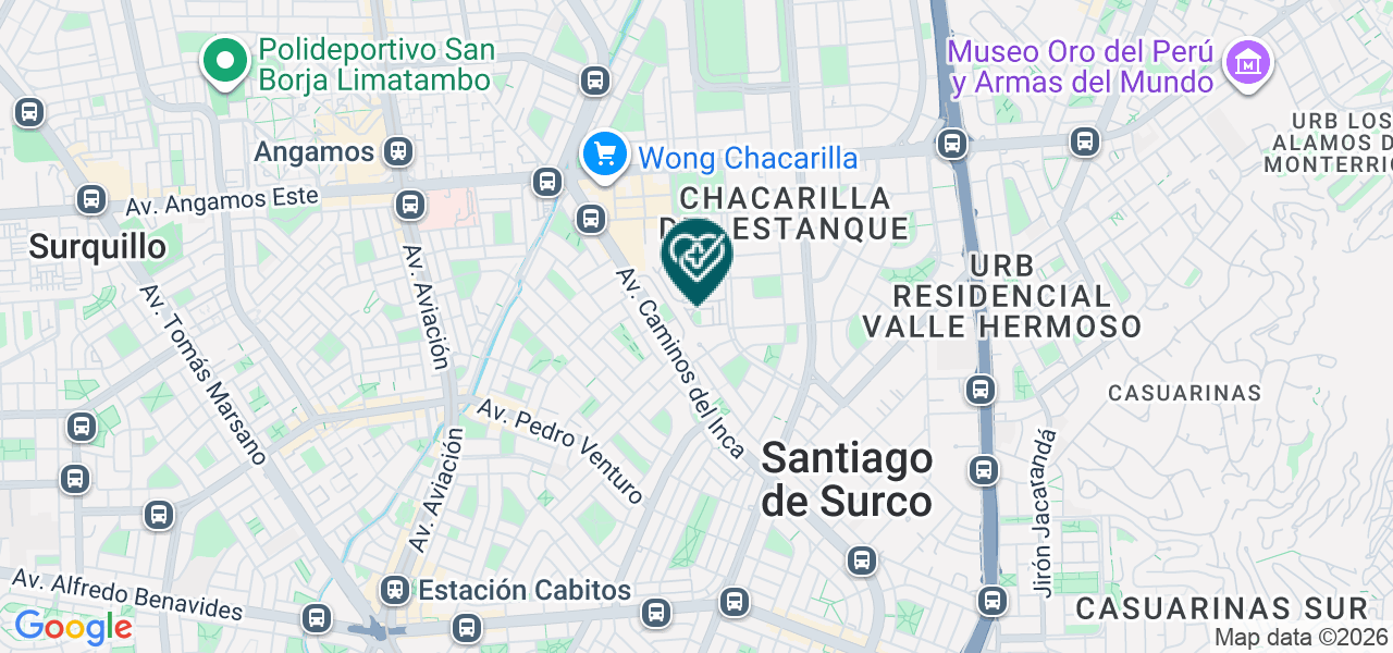 Mapa de Consultorio Psicológico y de Desarrollo Personal