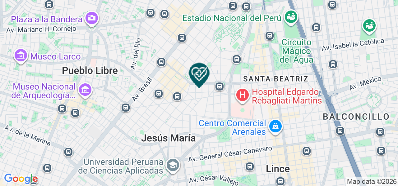 Mapa de Sanchez Romero Kely Yesennia