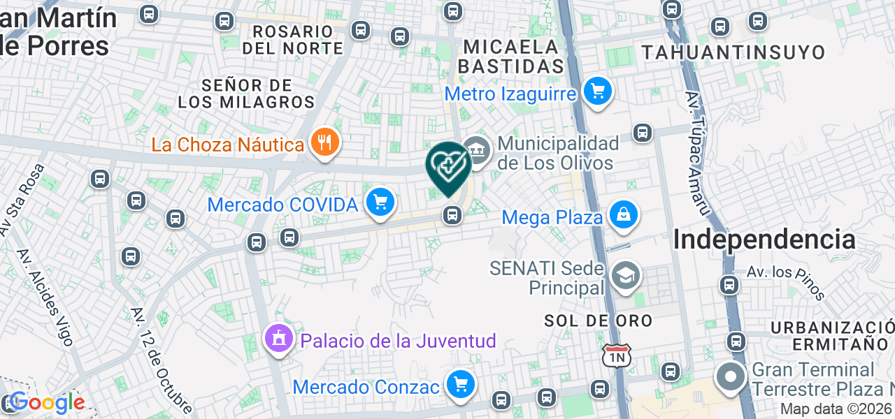 Mapa de Dip Dental SAC