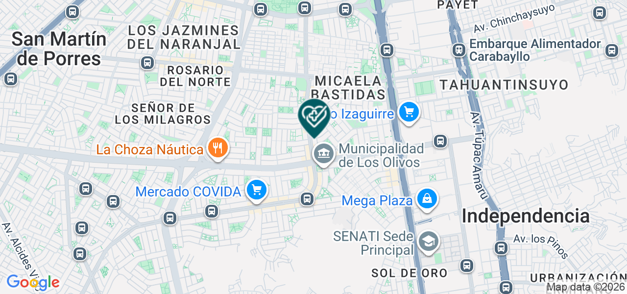 Mapa de Roger Quispe Zea