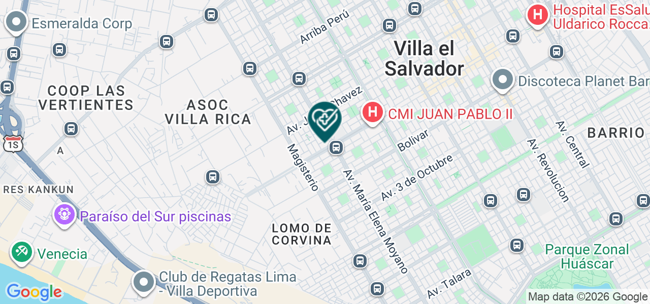 Mapa de Dental San Felipe