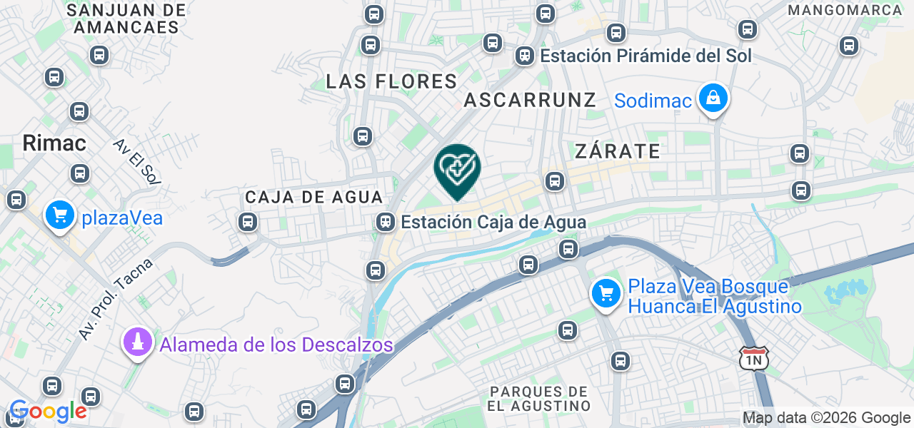 Mapa de Consultorio Dental Señor de los Milagros