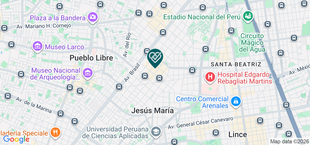 Mapa de Consultorio Odontológico Smiles By Designer