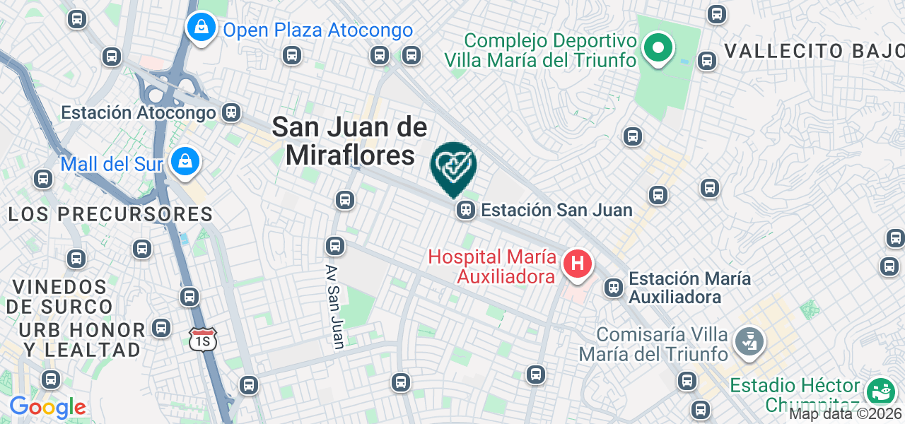 Mapa de Centro de Servicios Medicos Licencia Express