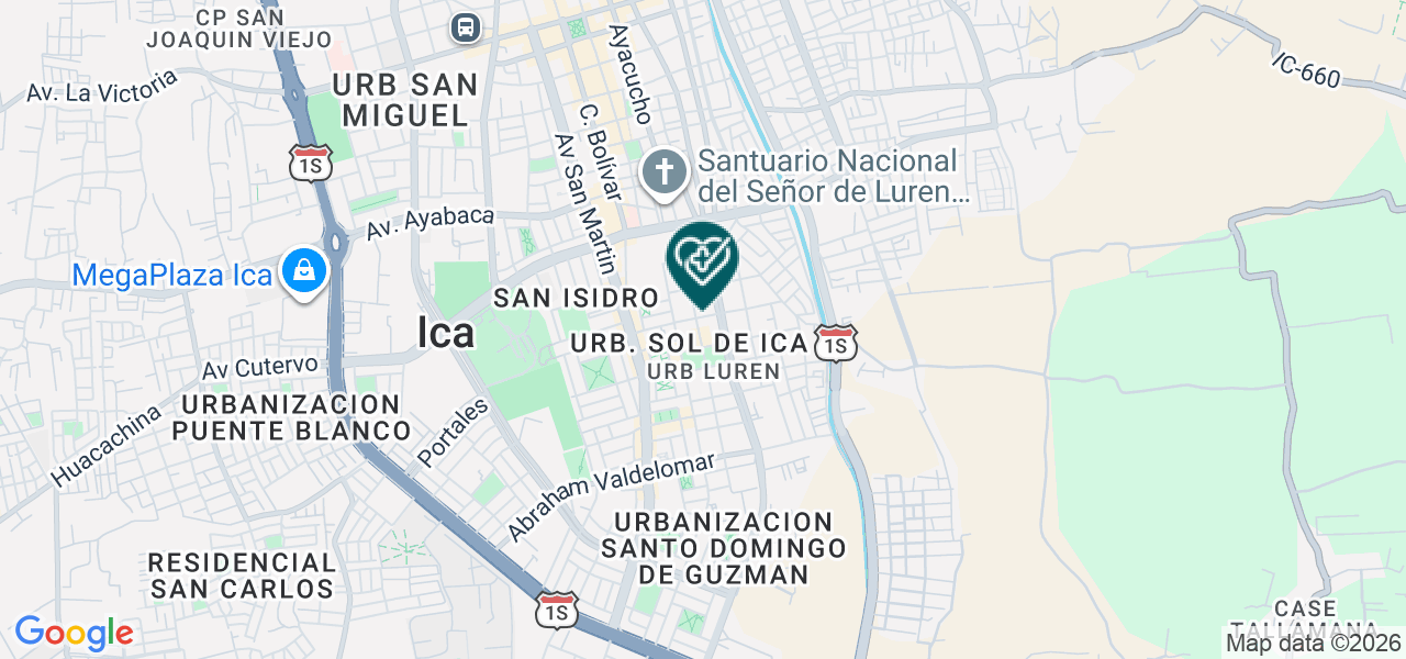 Mapa de Policlinico Conde de Nieva