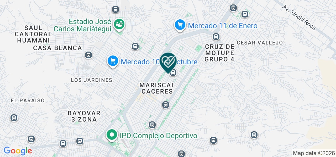 Mapa de Dental Sonriso