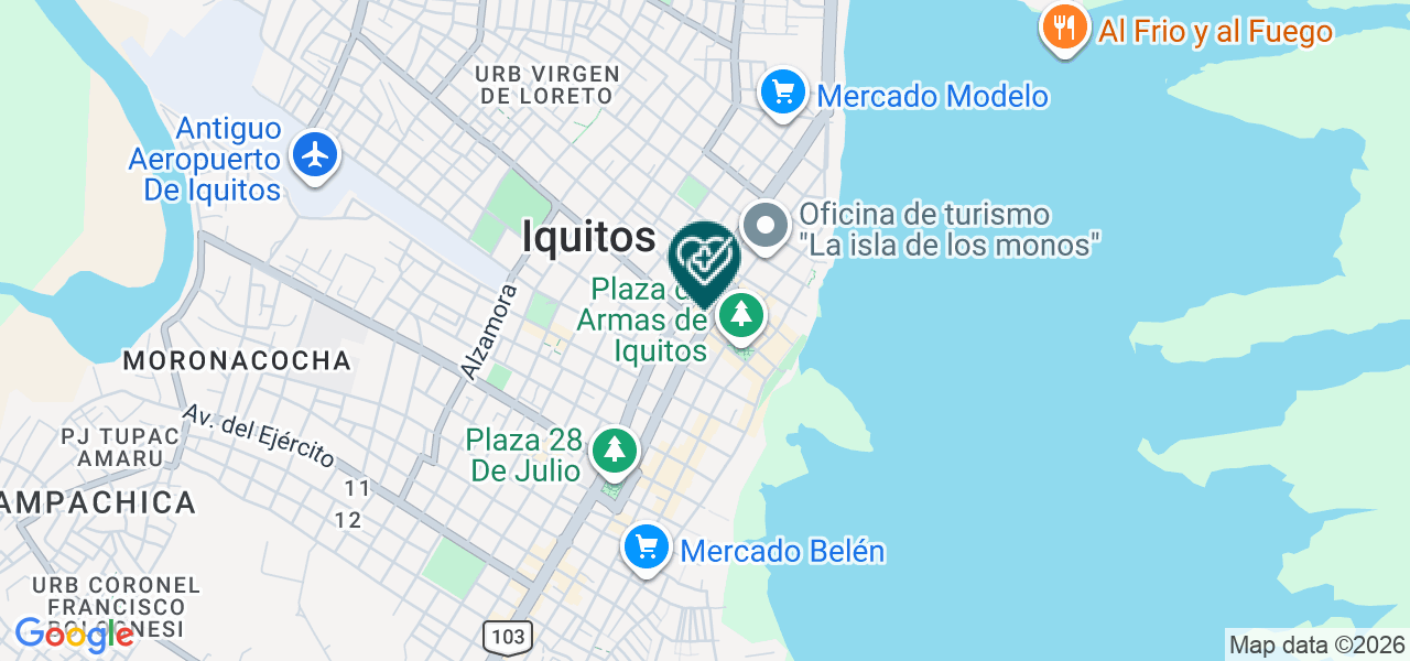 Mapa de Centro de Rehabilitacion Dental Especializado S.A.C.
