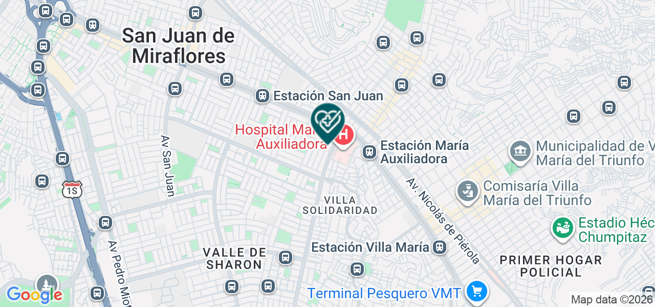 Mapa de Servicios Medicos Familiares Globales SAC