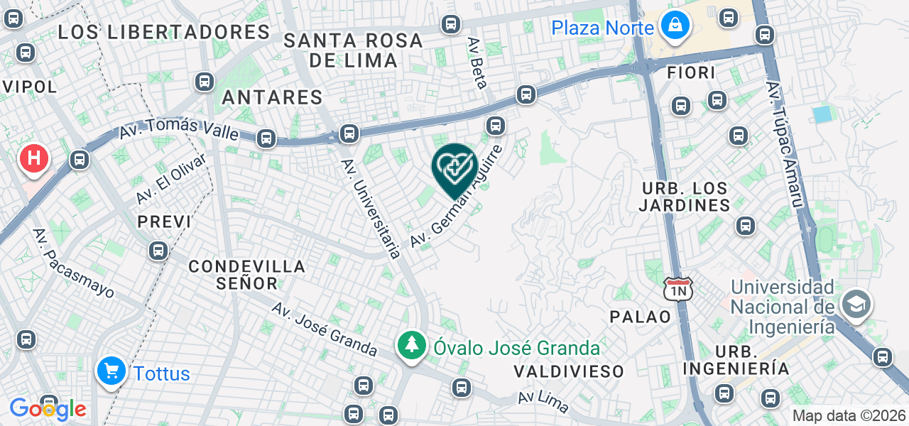 Mapa de Inofuente del Carpio Gianina