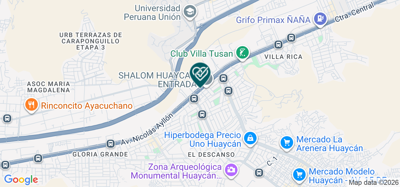 Mapa de Dental Leo Dent
