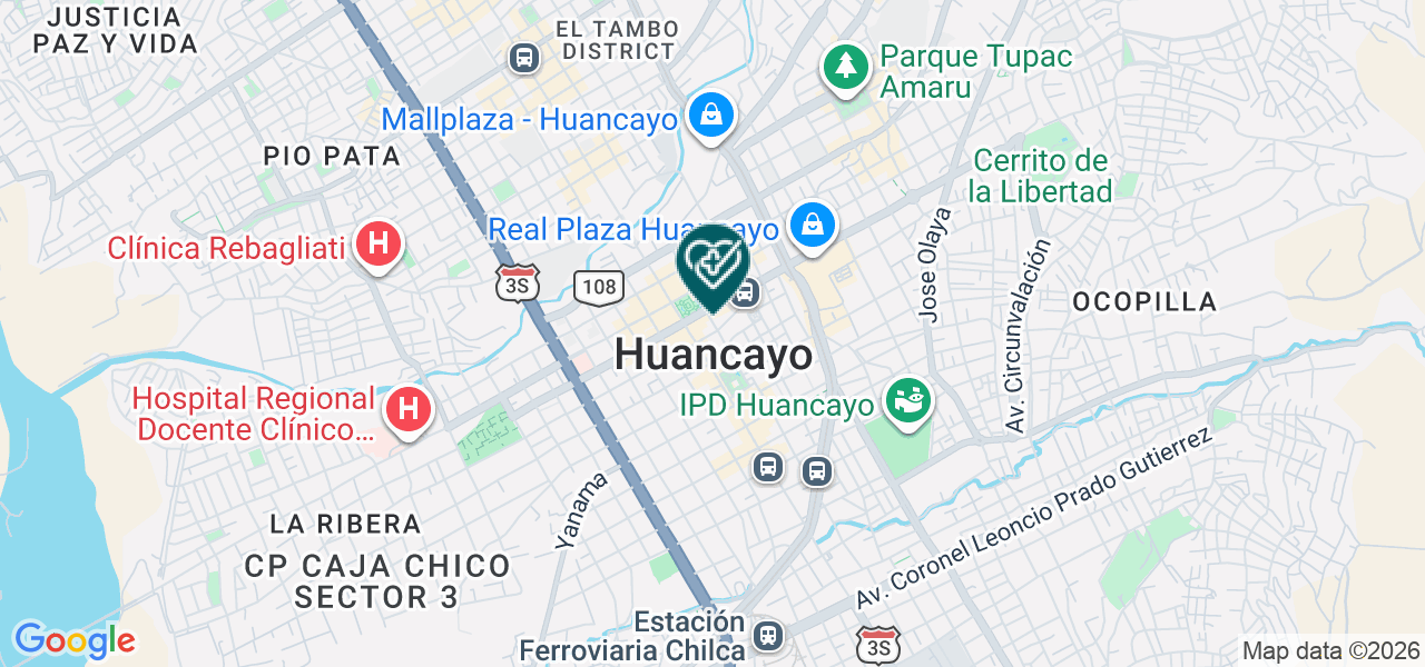 Mapa de Consultorio Odontologico Pacific Dent