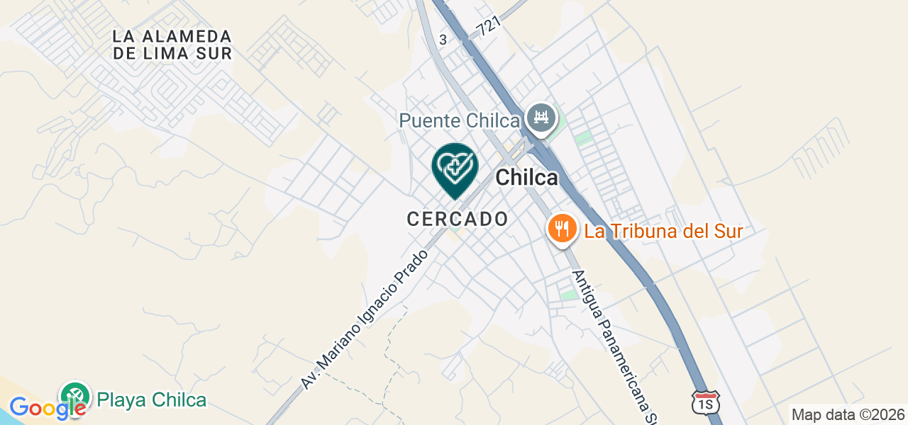 Mapa de Centro Medico Clinica de la Salud