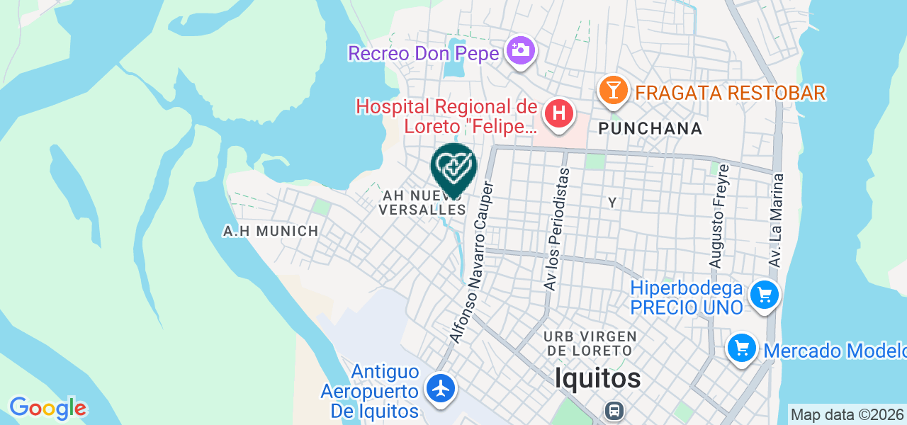 Mapa de Optica Credilentes E.I.R.L.