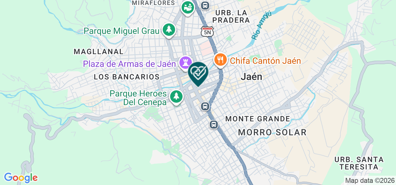 Mapa de Oral Center