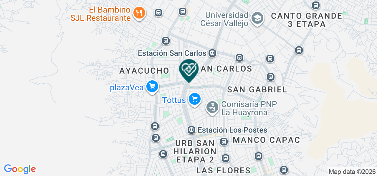 Mapa de Consultorios Medicos Madres´s