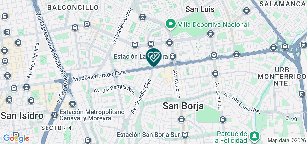 Mapa de Clinica Santa Isabel