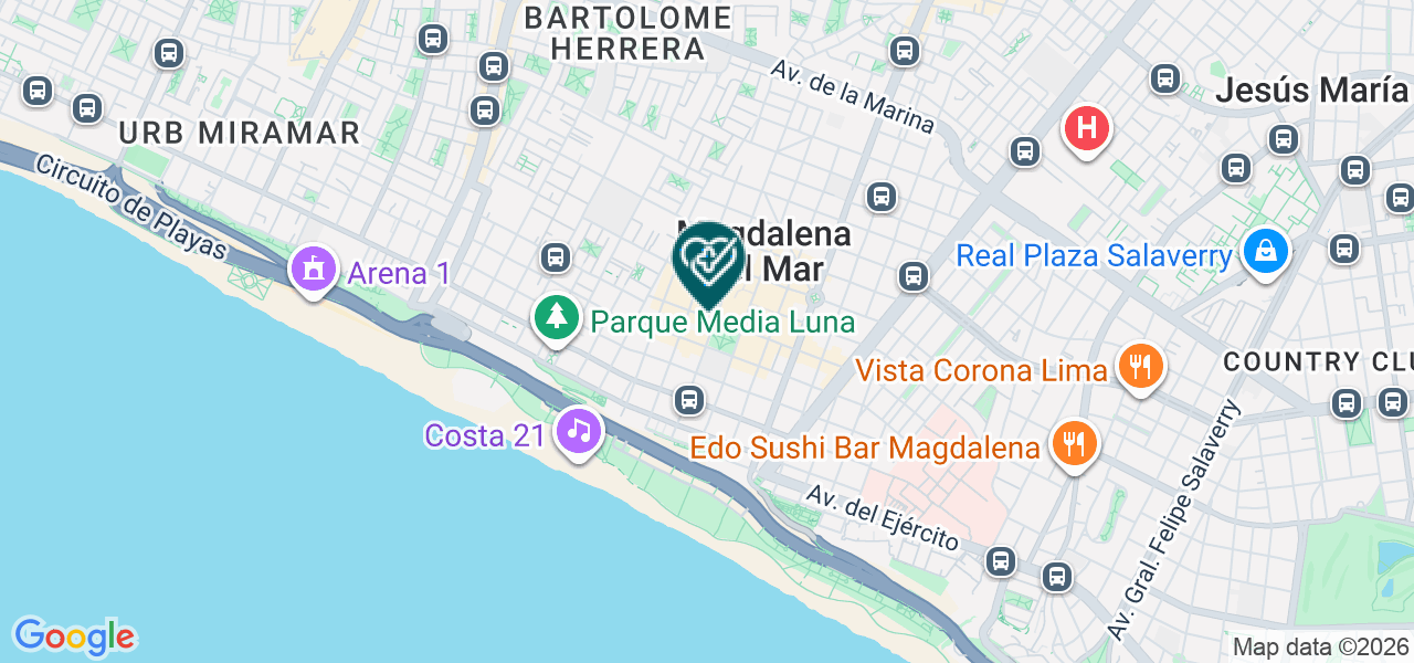 Mapa de Dental Soria's