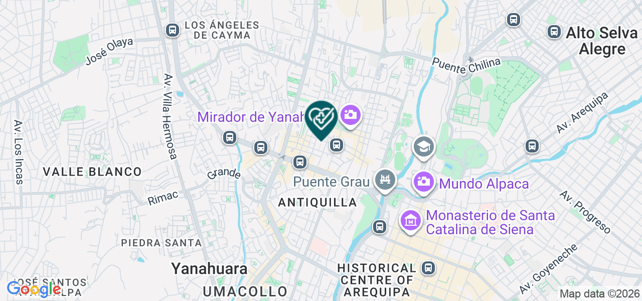 Mapa de Oftalmologico Mayo