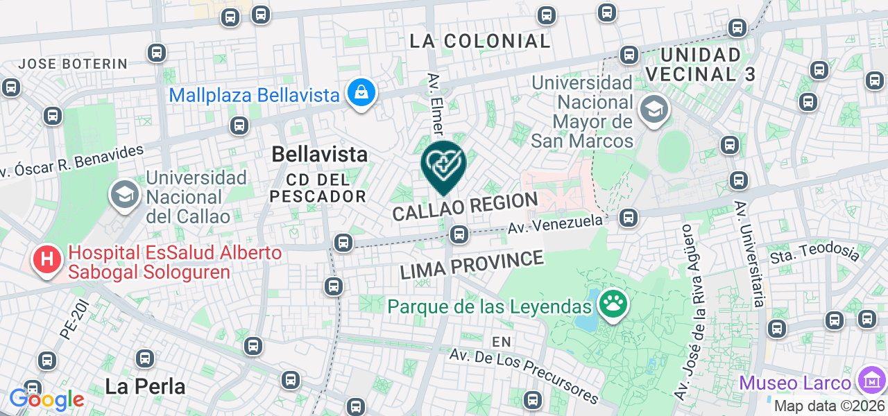 Mapa de Dental los Cedros