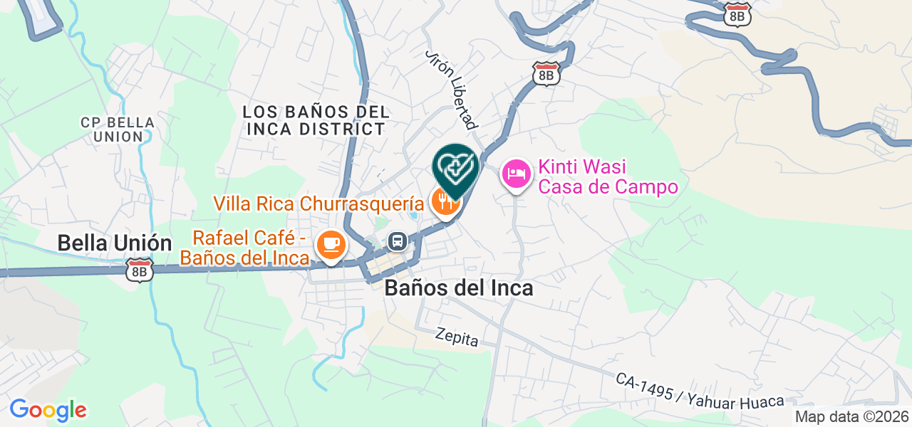 Mapa de Centro Medico Laguna Seca