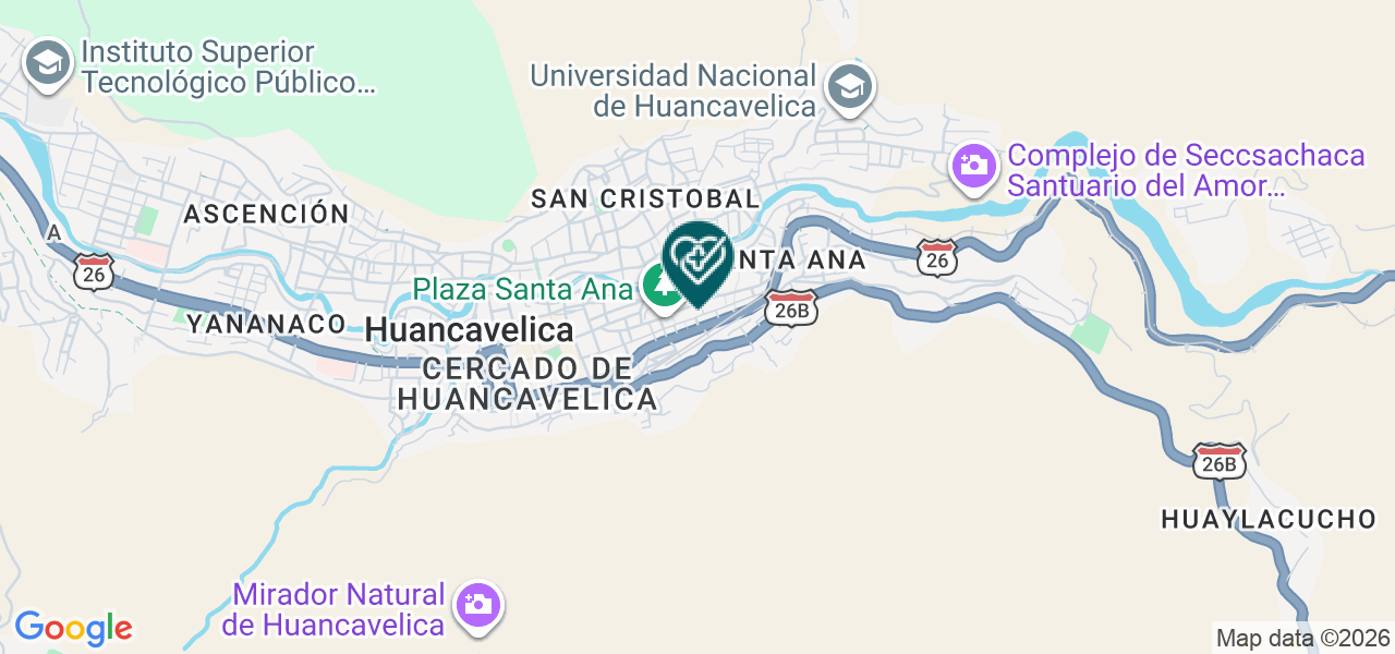 Mapa de Centro Medico Virgen Natividad