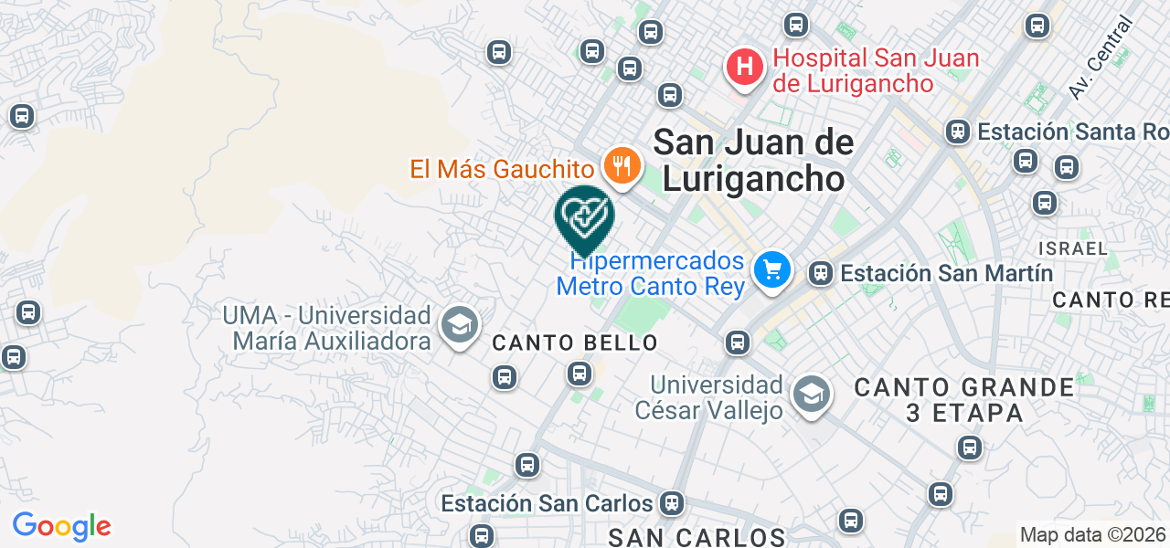 Mapa de Consultorio Odontologico Odontodib